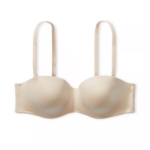 Body by Victoria adjustable strapless nude bra